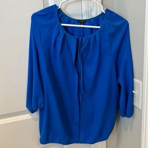 Ann Taylor 3/4 sleeve blouse with elastic waist size Medium